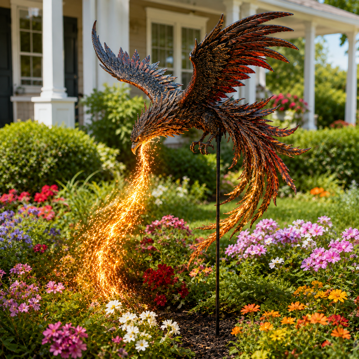 2027 Fellime® Solar Powered Phoenix Fire Garden Light