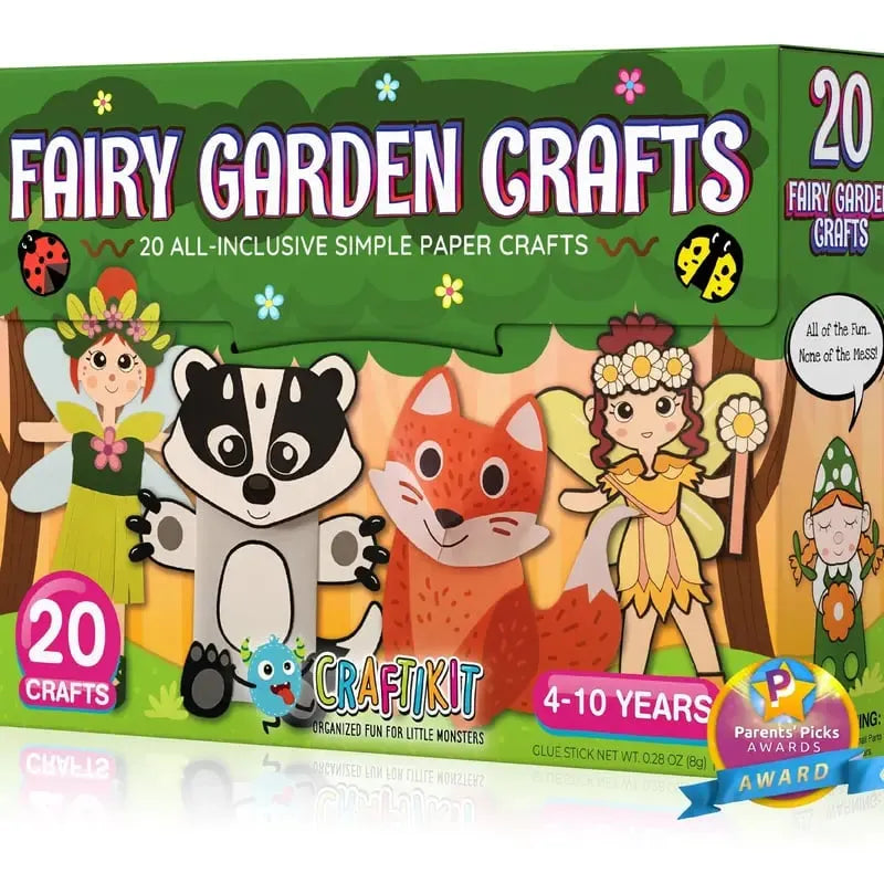 🎨❤️ 20 Princess & Unicorn Crafts in a Box – Fun Mess-Free DIY Kit for Kids Ages 3–8