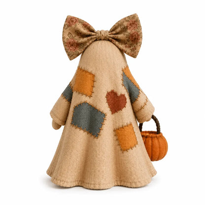 🎃Lighted Vintage Patchwork Ghost