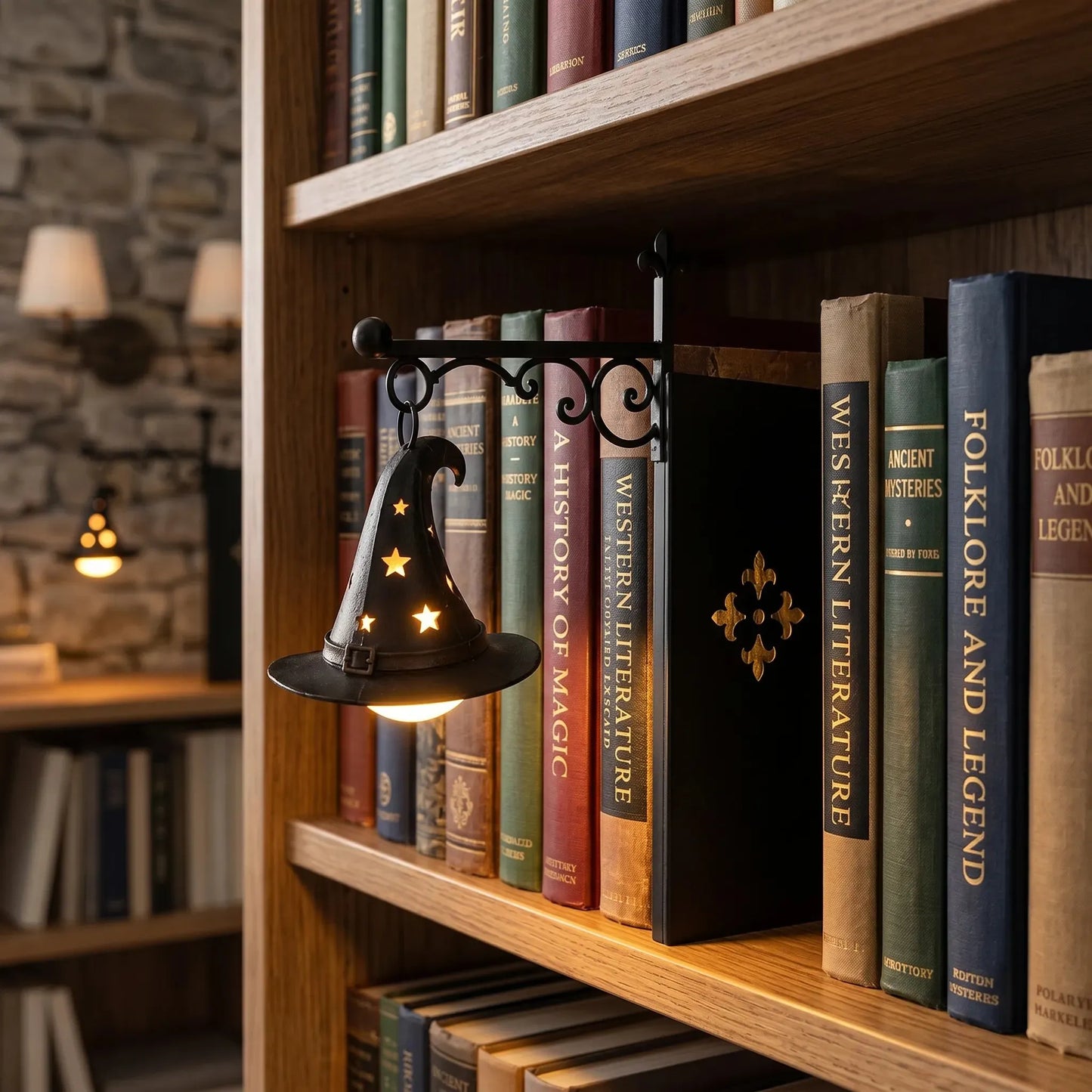 📚 Where Every Shelf Tells a Story——Halloween Edition Library Shelf Lanterns
