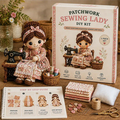 🌸 Patchwork DIY Doll Kits – Handmade Fun & Creativity