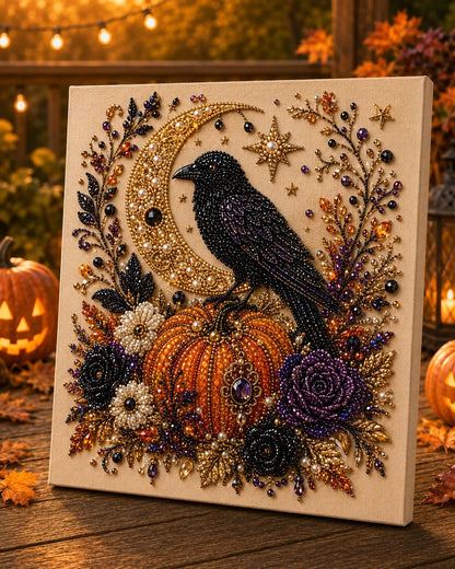 👻✨Halloween Pearl Art DIY Kit – Turn Tiny Pearls into Spooky-Cute Magic