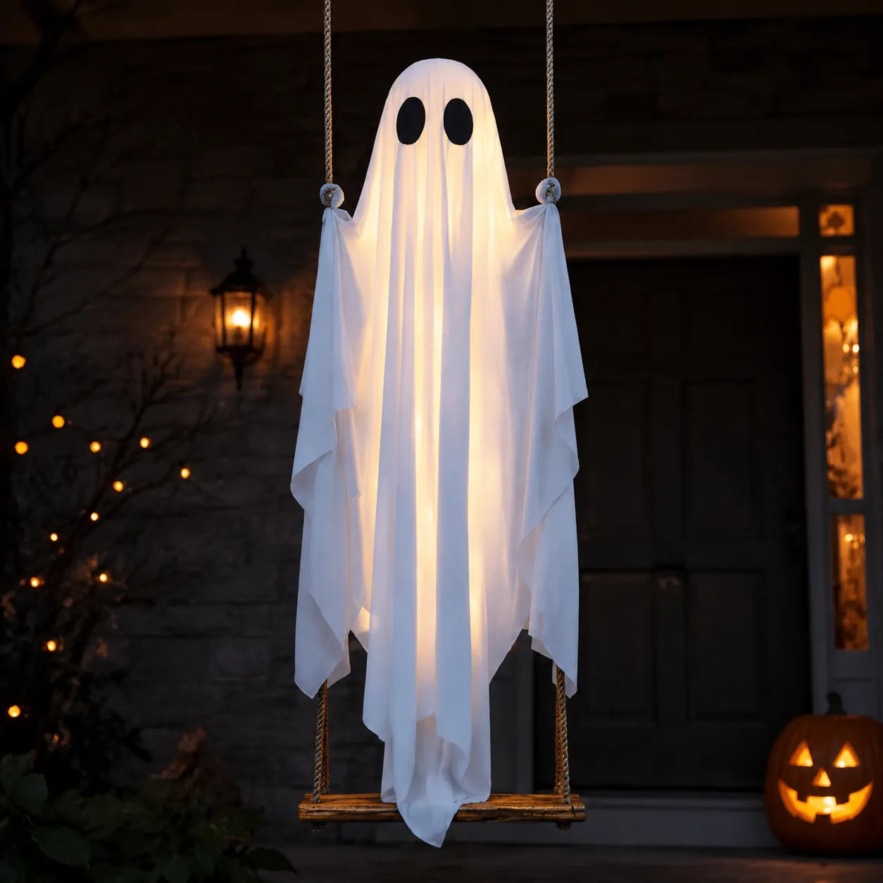 5FT Hanging Porch Ghost Halloween Decor