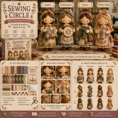 🔥LAST DAY 49% OFF - 🧵Tiny Worlds Collection - Patchwork DIY Kit Series 🎁Buy 2 Free Shipping