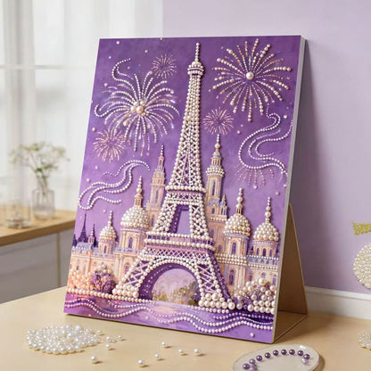 🏰✨DIY Beaded Art Kit - Castle Pearl Painting