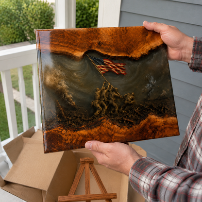 2027 Fellime®Handcrafted Veteran Memorial Display Boards