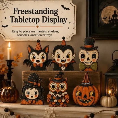 🔥Last Day 49% OFF🔥Vintage Halloween Wooden Character Tabletop Decor