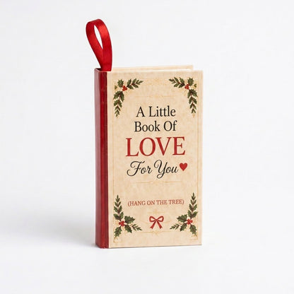 🎄❤️ Our Little Book of Love – A Heartfelt Christmas Keepsake for the Tree 📖