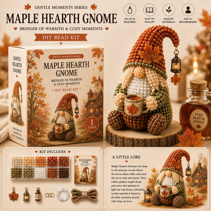 🔥 💕Cozy Gnome DIY Bead Kit Collection– Collect All 12 Gnome