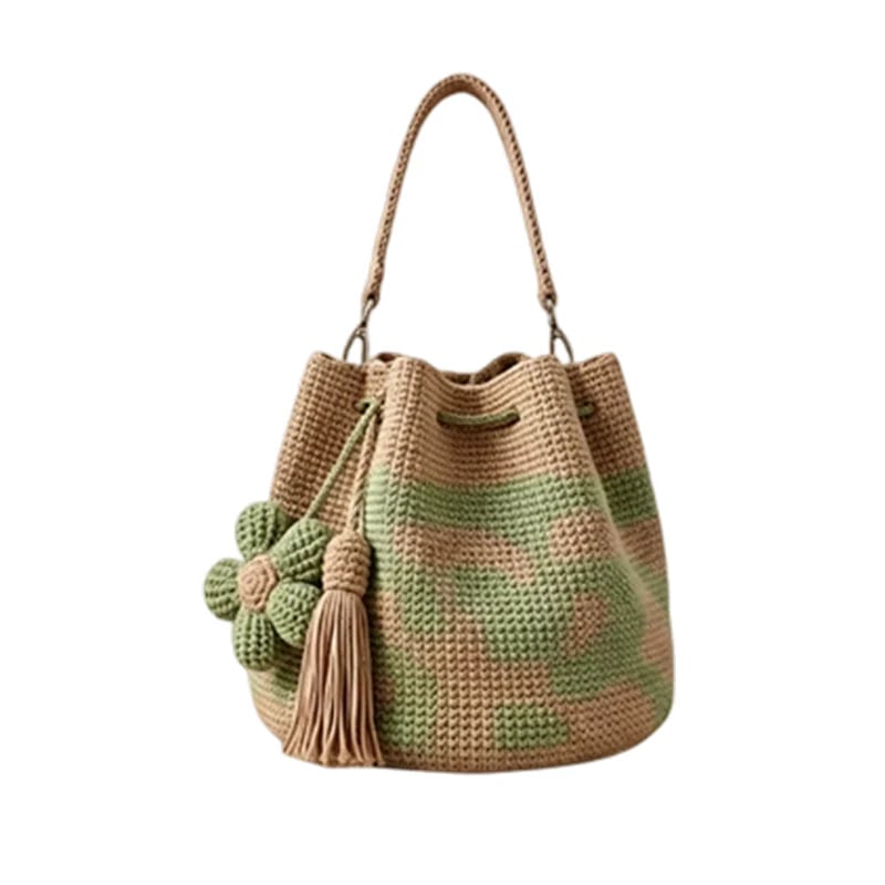 🌸🌻Crochet Bucket Bag for Women——One tote. Endless summer vibes.🌼