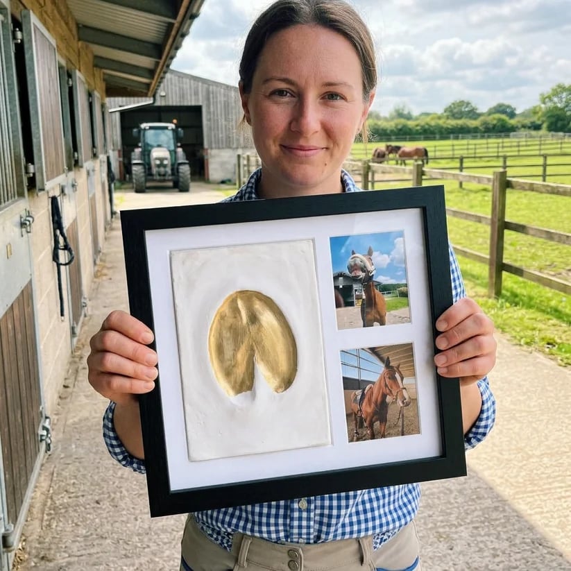 🐴 Horse Hoofprint & Family Keepsake Clay Kit – For Paws, Hands & Footprints 🖼️