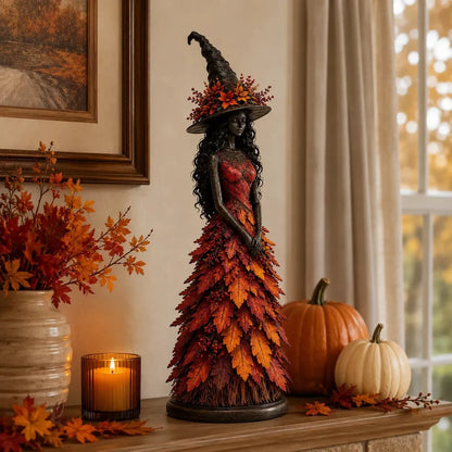 🧙‍♀️Enchanted Autumn Witch Figurine
