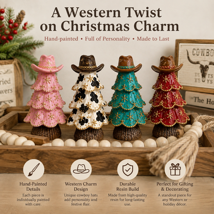 Western Cowboy Christmas Tree Figurines