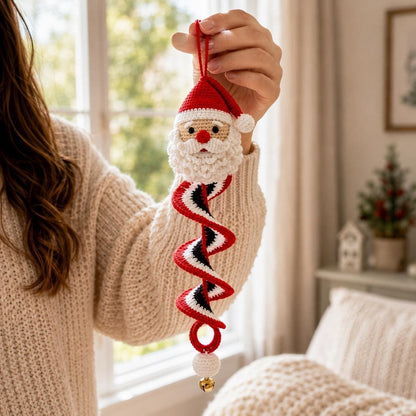 🎅🌲Crochet Snowman Spiral Oranment DIY Kit