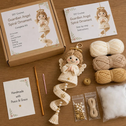 🔥 LAST DAY: 50% OFF – ✨ DIY crochet kit for a spiral Madonna pendant – create your own heavenly keepsake 🙏🧶