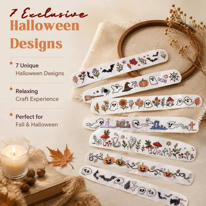 💥 LAST DAY 49% OFF - 🎃🪡 2026 Fellime®Spooky Stitch Halloween Pattern Pack