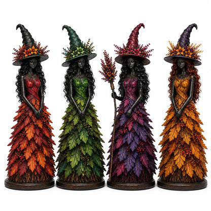 💥🧙Enchanted Autumn Witch Figurine