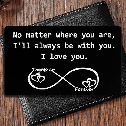 Last Day 69% OFF - ✍️Metal Engraved Card - Message of Love💞