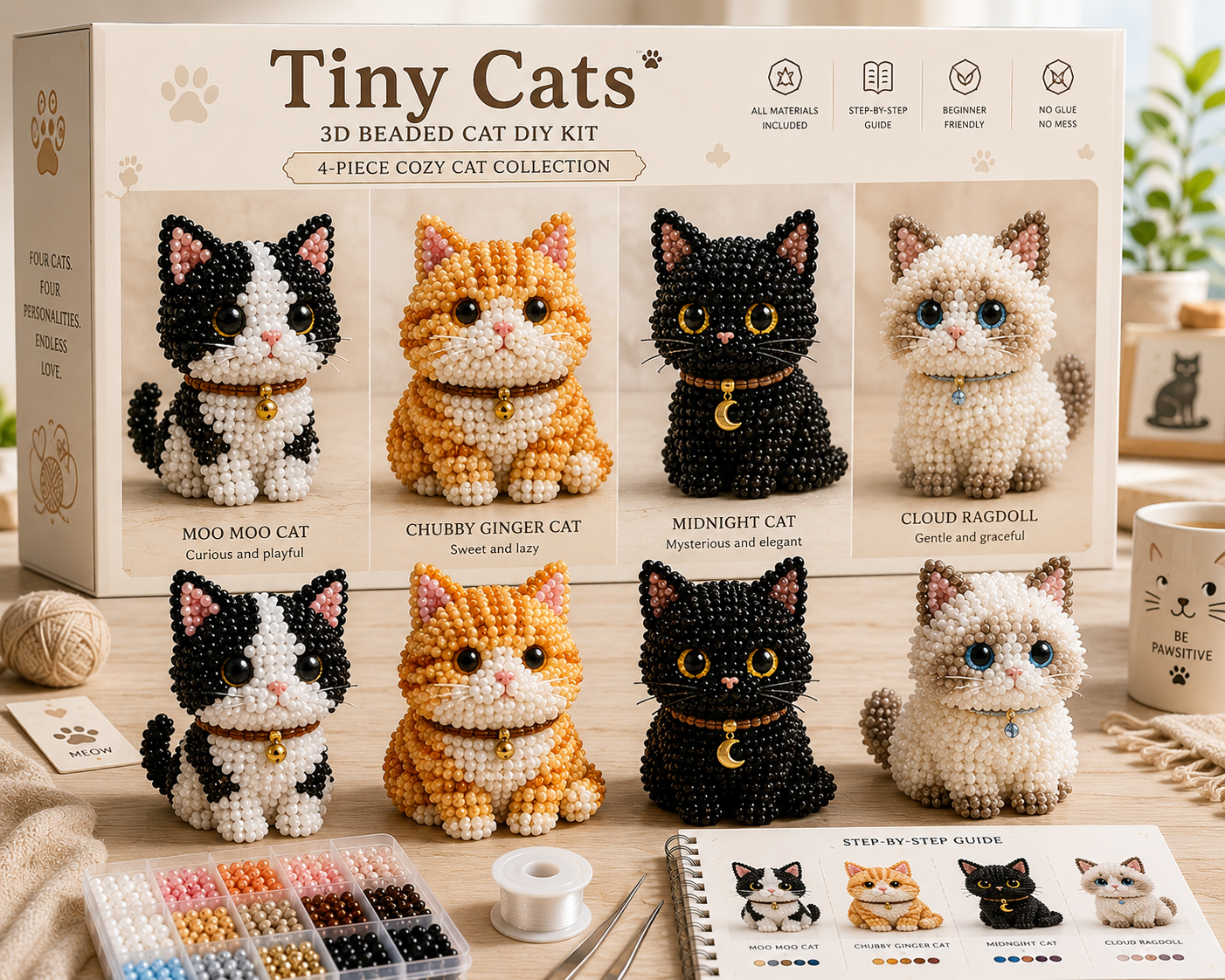 3D Beaded Animal & Fantasy DIY Collection