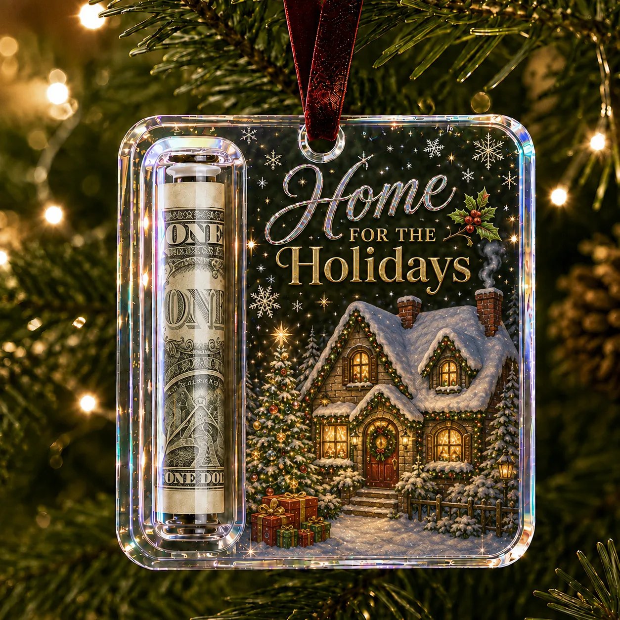 🔥Last Day 49% OFF - ✨🎄Festive Cash Pocket Ornament – A Playful Way to Gift Money