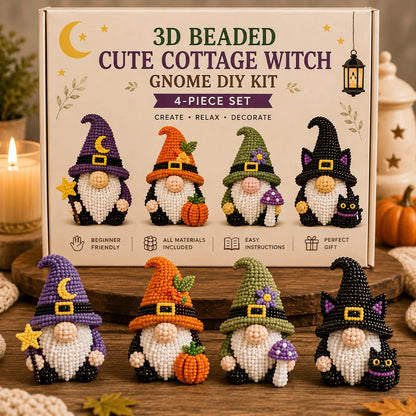 3D Beaded Gnome DIY Kit