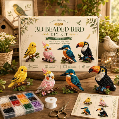 🔥LAST DAY 50% OFF 🧵✨ Build Your Own Beaded Mini World | Creative 3D DIY Kit