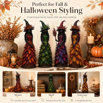 🧙‍♀️Enchanted Autumn Witch Figurine