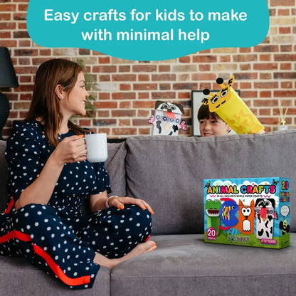 🎨❤️ 20 Princess & Unicorn Crafts in a Box – Fun Mess-Free DIY Kit for Kids Ages 3–8