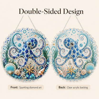 🌊✨Ocean Pearl Art DIY Hanging Ornament Kit | Relaxing DIY Craft to Create Stunning Coastal Artwork(📦Buy 2 Free Shipping)