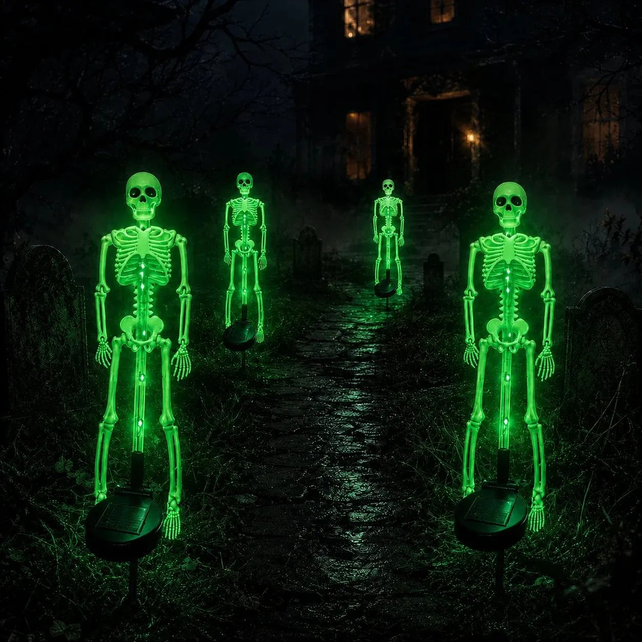 Solar Skeleton YardStake