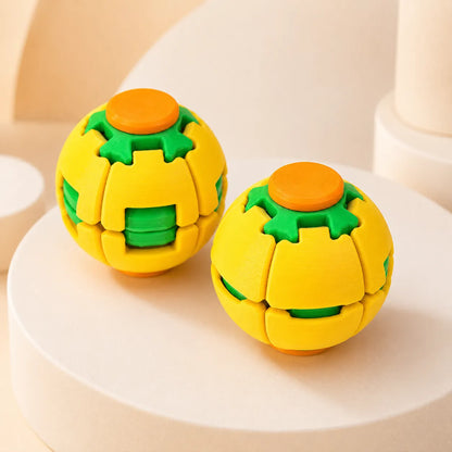 3D-Printed Push-and-Spin Stress Relief Ball