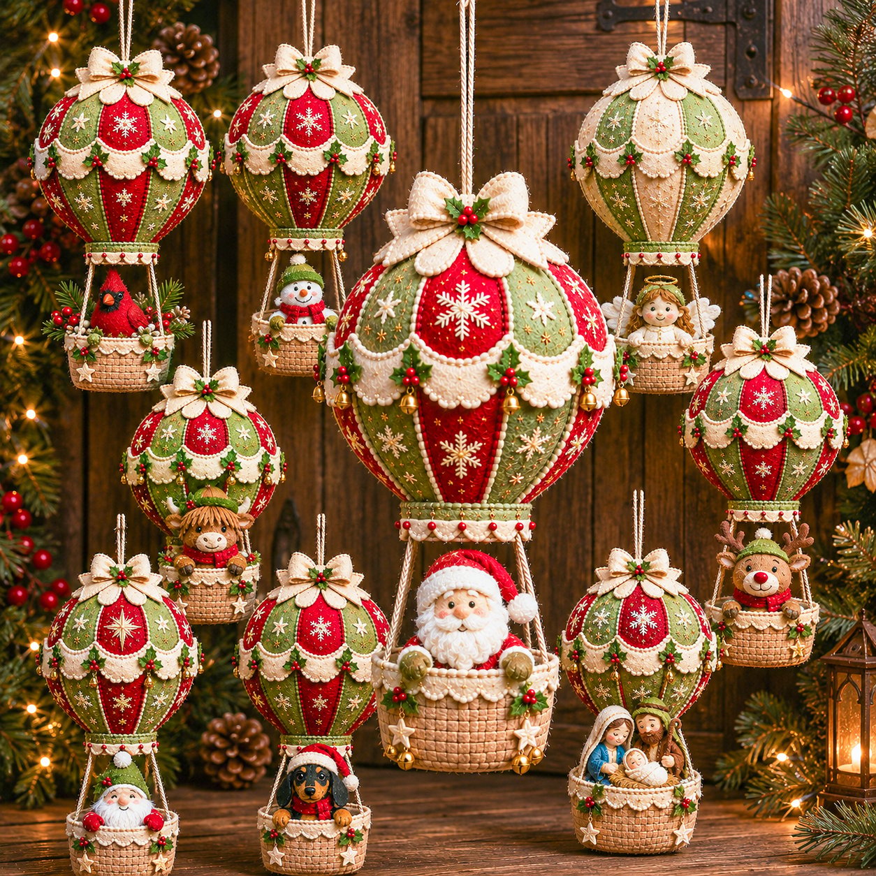 🔥Last Day 49% OFF - 🎄🎈Festive Hot Air Balloon DIY Ornament Kit