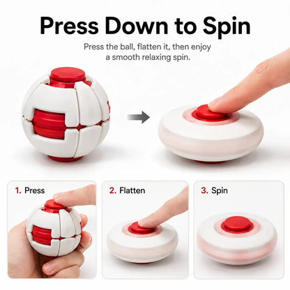 3D-Printed Push-and-Spin Stress Relief Ball