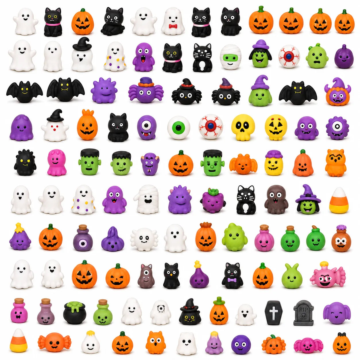 🔥Last Day 49% OFF - 🎃 30Pcs/Pack Halloween Mochi Squishy Toys