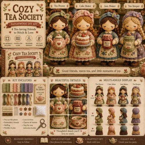 🔥LAST DAY 49% OFF - 🧵Tiny Worlds Collection - Patchwork DIY Kit Series 🎁Buy 2 Free Shipping