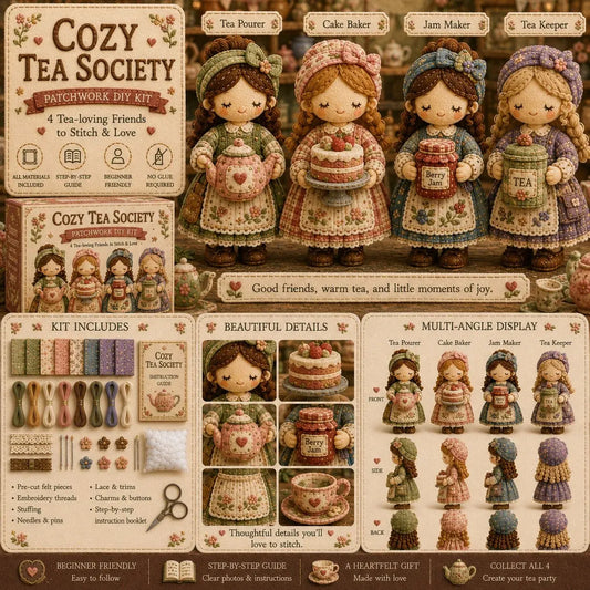 🔥LAST DAY 49% OFF - 🧵Tiny Worlds Collection - Patchwork DIY Kit Series 🎁Buy 2 Free Shipping