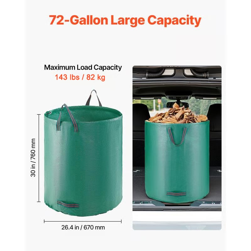 🔥Heavy-Duty Reusable Yard Cleanup Bags