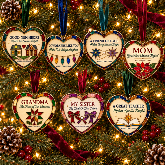 ✨ Heartfelt Christmas Ornaments | The Perfect Holiday Gift for Everyone You Love ❤️🎄