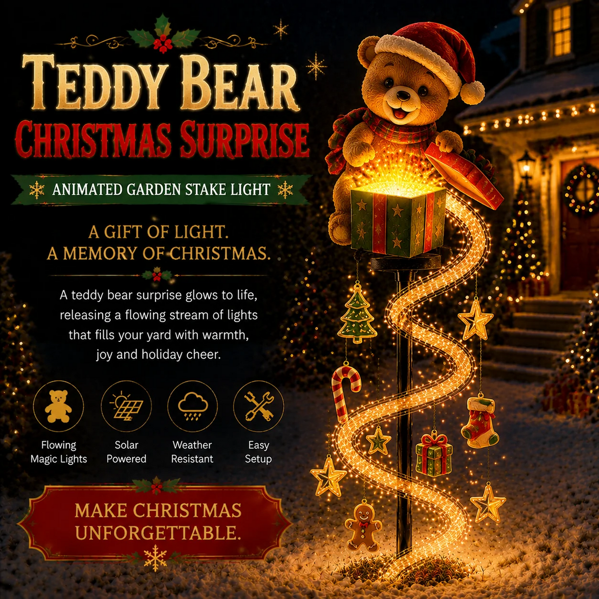 2027 Fellime® Christmas Magic Flowing Light Collection