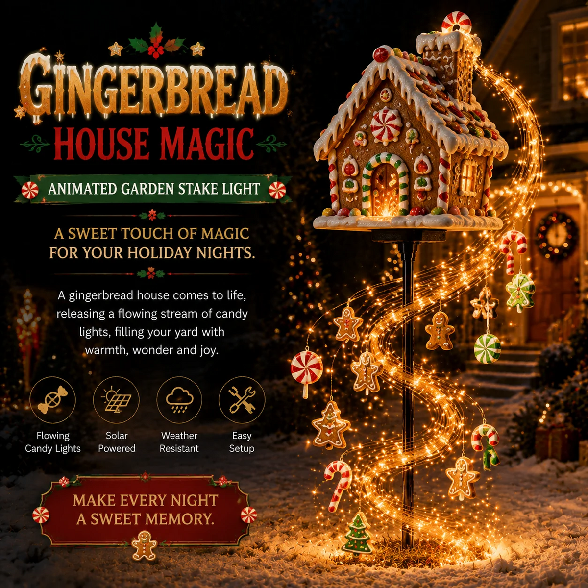 2027 Fellime® Christmas Magic Flowing Light Collection