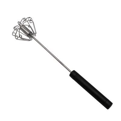 Stainless Steel Semi-Automatic Hand Egg Beater 