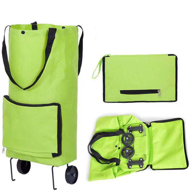 Foldable Shopping Trolley Bag with Wheels