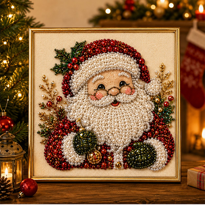 Christmas Pearl & Rhinestone Painting Kit